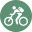 In mountain bike
